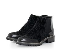 Ruby Shoo Ronni Chunky Flexible Chelsea Boot Jet Black