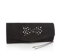 Ruby Shoo Sapporo Black Clutch Bag (Matches Dorry)