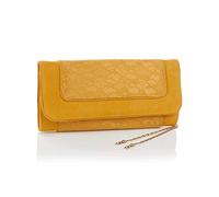 Ruby Shoo Tirana Ochre Lace Clutch Bag (Matches Chrissie Mid Heels)