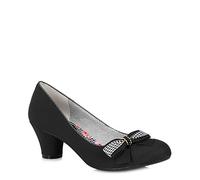 Ruby Shoo Women's Black Pink Lily Mary Jane Pumps UK 3 EU 36
