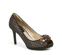 Ruby Shoo Women's Bronze Sonia Peeptoe Pumps UK 4 EU 37