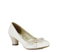 Ruby Shoo Women's Cream Lily Mary Jane Pumps UK 3 EU 36