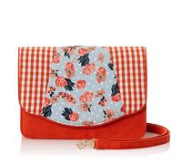 Ruby Shoo Women's Dublin Satchel Mini Briefcase Bag Orange