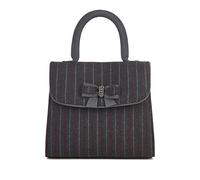 Ruby Shoo Women's Grey Pinstripe Saigon Bag