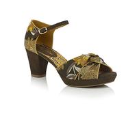 Ruby Shoo Women's Olive Xanthe Peeptoe Chunky Sandal UK 9