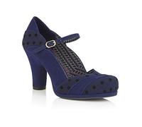 Ruby Shoo Women's Royal Blue Sherrie Mary Jane Pumps UK 4