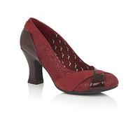 Ruby Shoo Women's Russet Lulu High Heel Panelled Court Shoes UK 7