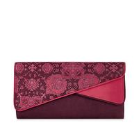 Ruby Shoo Women's Wine Sydney Envelope Clutch Bag