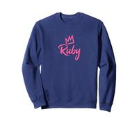 Ruby the Queen / Pink Crown & Name for Women Called Ruby Sweatshirt