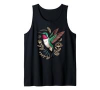 Ruby-Throated Hummingbird Garden Bird Birder Tank Top