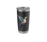 Ruby Throated Hummingbird Hovering Stainless Steel Insulated Tumbler