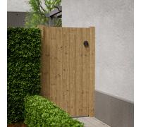 Ruby UK Ruby Padstow Wooden Garden Featheredge Gate 1.2M High - Classic Garden Access Gate 900mm Wide Right Hand Hinge
