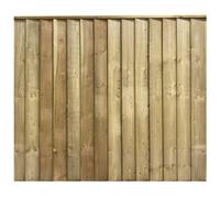 Ruby UK Ruby Premium Featheredge Pressure Treated Fence Panels 1.8M X 1.2M