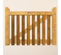 Ruby UK Ruby Pressure Treated Gate Ruby Salcombe Single Mortise & Tenon Wooden Gate 1.2M Wide X 1.2M High Left Hand Hung
