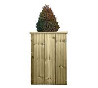 Ruby UK Ruby Tall Handmade Wooden Garden Planter Premium Timber Outdoor Plant Box 1.2M High X 0.65M Wide