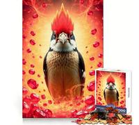 Ruby Woodpecker Stonimal 1000 Pieces Jigsaw Puzzles for Teenagers Strong Logic Toy Family Time Clear Edge Warm Surprise (38x52cm)