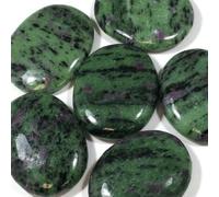 Ruby Zoisite Massage Stone ~40mm