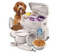 Rubyloo The Original Doggy Bag™ - Dog Travel Bag for Supplies - Ultimate Gift for Dog Owners - Includes 2 BPA-Free Travel Bowls and 2 Food Containers - Pet Travel Kit for Road Trips, Camping, RV
