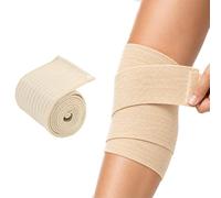 RubyTint 1Pcs Nude Calf Compression Leg Sleeve, Breathable Wrap Around Leg Support for Knee Shin Ankle Thigh, Muscle Joint Support for Sports Running Basketball Gym Workout