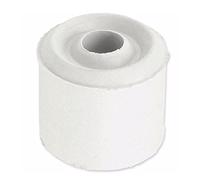 Rubyz Iconic Floor Mounted White Door Stop ~ Rubber 30mm Large Door Stopper ~ Easy Installation Efficient Door Stopper (2)