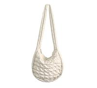 Ruched Design Satchel Bag Pleated Cloud Minimalist Pouch Fashion Handbags For Ladies Leather- Clutch