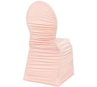 Ruched Spandex Chair Cover - Blush/Rose Gold | 1 Pc.