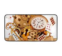 Ruchen Kitchen Rug Kitchen Mat Mad Tea Party Alice In Wonderland Bathroom Rug Hallway Entry Rugs 99×51cm