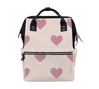 Ruchen Mummy Bag Backpack Diaper Bag Romantic Heart Girly High-Capacity Nappy Backpacks Maternity Bag 40cm