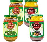 Ruchi Pickle Varity Pack : 4 different types of pickles (2Mango + 2Alubokhara)