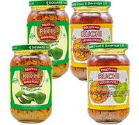Ruchi Pickle Varity Pack : 4 different types of pickles (2Mango + 2Satkara)