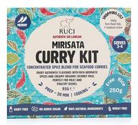 RUCI Mirisata Sri Lankan Curry Kit with Spices, Curry Paste & Coconut Milk, Meal for 4 with Rice Included, Authentic Bold & Fiery Flavours