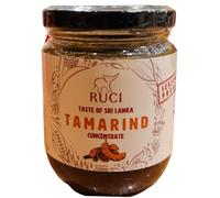 RUCI Tamarind Concentrate - Single Origin from Sri Lanka | Naturally Tangy & Sweet | 100% Pure Tamarind Pulp with Sea Salt | No Additives or Preservatives | for use in Curries & Soups 250g