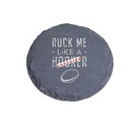 "Ruck Me Like a Hooker" Slate Coaster - Funny Rugby Gifts - Rude Birthday Present