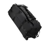 Rucksack with Wheels 80L Rolling Duffle Bag with Wheels 31" Heavy-Duty Foldable Travel Duffel Water-Resistant Wheeled Luggage with Shoulder Strap(Black)
