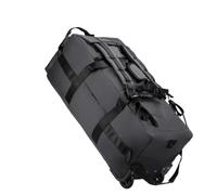 Rucksack with Wheels 80L Rolling Duffle Bag with Wheels 31" Heavy-Duty Foldable Travel Duffel Water-Resistant Wheeled Luggage with Shoulder Strap(Grey)