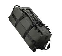 Rucksack with Wheels 80L Rolling Duffle Bag with Wheels 31" Heavy-Duty Foldable Travel Duffel Water-Resistant Wheeled Luggage with Shoulder Strap(Green)