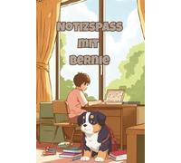 „Rucksackchaos mit Bernie“ - kariert: Schul-Notizbuch mit Comic-Cover, kariert