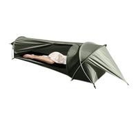 Rucksackzelt, Zelt kleines Packmaß, Zweimannzelt und Einmannzelt - ultraleichtes 1-Personen Campingzelt 230×76 cm aus PU3000/PU4000 Oxford mit Aluminium-Stangen & Windleine, ideal Outdoor-Abenteuer