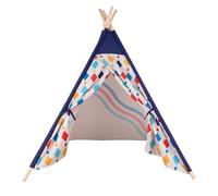 rucomfy Beanbags Kids Teepee Tent, Soft Indoor Play Den, Machine Washable Durable Fabric Canopy for Cosy Themed Spaces and Imaginative Play - Cirque Chic