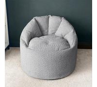rucomfy Beanbags Rucomfy Adults Indoor Bean Bag Chair - Snug Grey Cinema Style