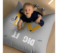 rucomfy Beanbags Rucomfy Indoor Dig-It Bean Bag - Grey Kids Floor Cushion Seat