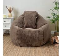 rucomfy Beanbags Rucomfy Indoor Faux Fur Adults Bean Bag - Hygge Style Lounger Chair