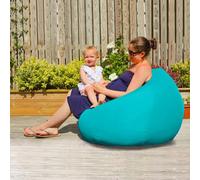 rucomfy Beanbags Rucomfy Indoor Or Outdoor Adults Water Resistant Slouchbag - Turquoise Beanbag Chair