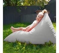 rucomfy Beanbags Rucomfy Indoor Or Outdoor Kids Water Resistant Humbug - Platinum Beanbag Lounger