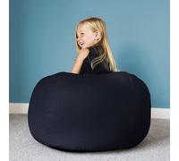 rucomfy Beanbags rucomfy Indoor Or Outdoor Kids Water Resistant Small Classic Beanbag in Navy rucomfy Beanbags Navy Small