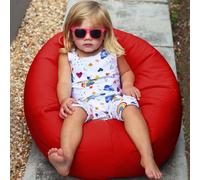 rucomfy Beanbags rucomfy Indoor Or Outdoor Kids Water Resistant Small Classic Beanbag in Red rucomfy Beanbags Red Small