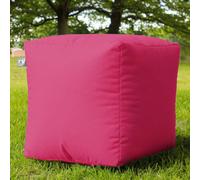 rucomfy Beanbags rucomfy Cube Bean Bag - Indoor/Outdoor-cerise Pink, Pink