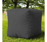 rucomfy Beanbags Rucomfy Indoor Or Outdoor Water Resistant Cube Beanbag Footstool