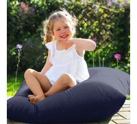 rucomfy Indoor Outdoor Large Floor Cushion - Navy