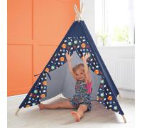 rucomfy Beanbags rucomfy Indoor Outer Space Kids Teepee Tent - Playhouse Space Themed rucomfy Beanbags Multicolor